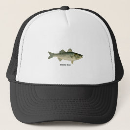 Gorra De Camionero Logotipo de la lubina rayada