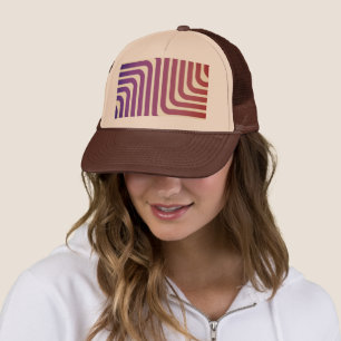 Gorra De Camionero Logotipo de las líneas personalizados Impreso Tan