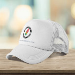 Gorra De Camionero Logotipo de marca comercial moderna Nuevo Empleado<br><div class="desc">Añada su logotipo de marca y texto personalizado a este sombrero de camionero perfecto para crear conciencia de marca o como medio publicitario. Disponible en otros colores y tamaños. No hay cantidad mínima de pedido ni cargo de instalación.</div>