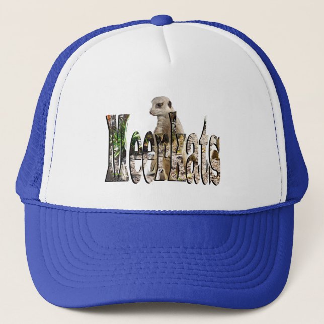 Gorra De Camionero Logotipo De Merkats Con Merkats, (Anverso)