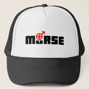 Gorra De Camionero Logotipo de Murse en blanco
