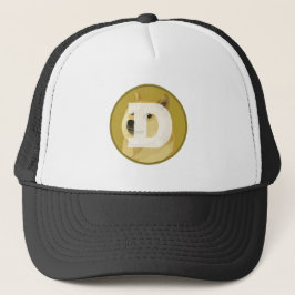 Gorra De Camionero Logotipo de perro de Dogecoin Imagen reveladora -