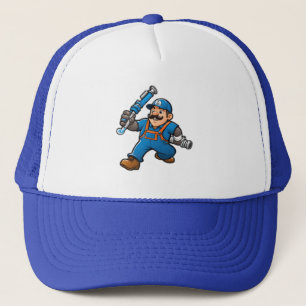 Gorra De Camionero logotipo de servicios de fontanería