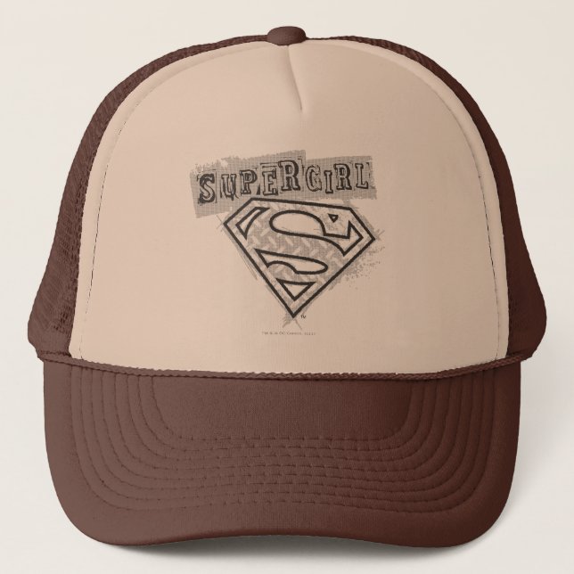 Gorra De Camionero Logotipo de superchica 1 (Anverso)
