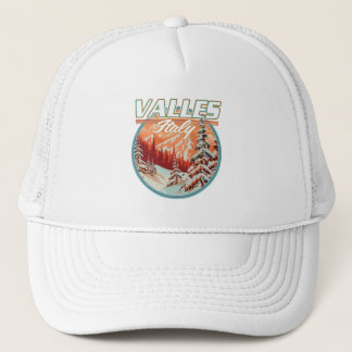 Gorra De Camionero Logotipo de Valles Italy Travel