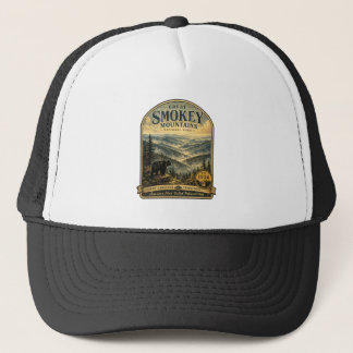 Gorra De Camionero logotipo de viaje a Great Smokey Mountains