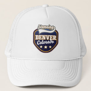 Gorra De Camionero logotipo de viaje de Denver Colorado