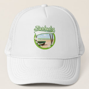 Gorra De Camionero logotipo de viajes a Barbados
