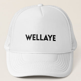 Gorra De Camionero Logotipo de Wellaye Negro