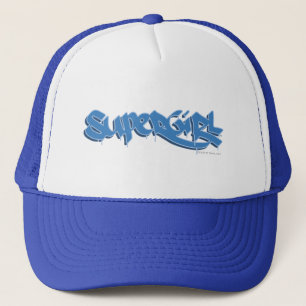 Gorra De Camionero Logotipo del azul de Supergirl