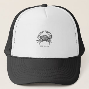 Gorra De Camionero Logotipo del cangrejo de piedra (línea arte)