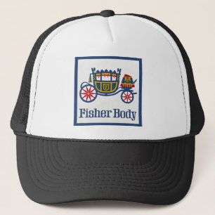 Gorra De Camionero Logotipo del cuerpo del pescador