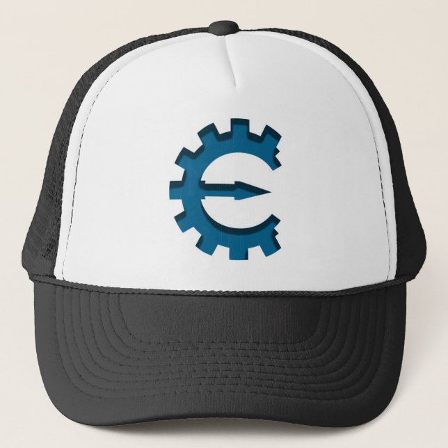 Gorra De Camionero Logotipo del motor del tramposo (Anverso)