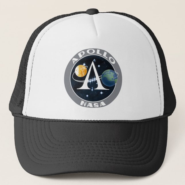 Gorra De Camionero Logotipo del programa Apollo (Anverso)