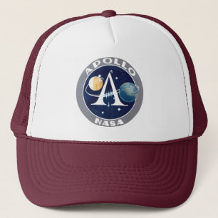 Gorra De Camionero Logotipo del programa Apollo