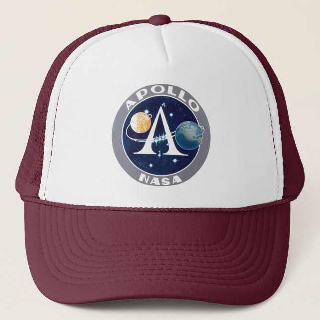 Gorra De Camionero Logotipo del programa Apollo (Anverso)