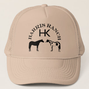Gorra De Camionero Logotipo del rancho de Harris