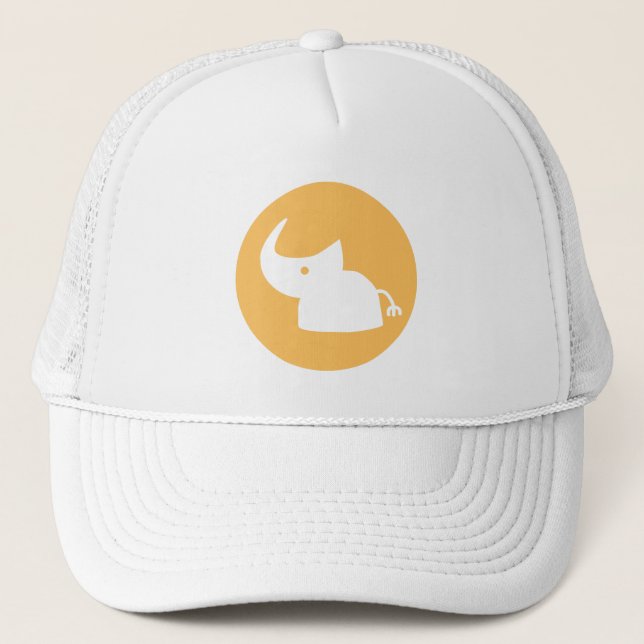 Gorra De Camionero Logotipo del rinoceronte (Anverso)