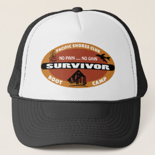Gorra De Camionero Logotipo del superviviente de Bootcamp de Jin