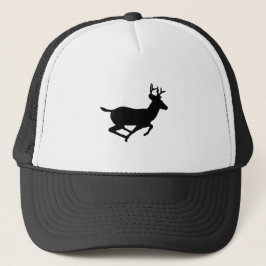 Gorra De Camionero Logotipo del venado blanco