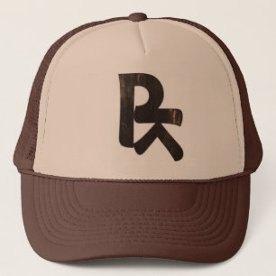 Gorra De Camionero Logotipo del vintage de BROOTLYN en negro apenado