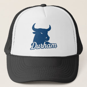 Gorra De Camionero Logotipo Durham Bull Head - Ciudad audaz con guión