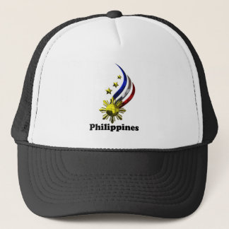 Gorra De Camionero Logotipo filipino original. ¡Mabuhay Pilipinas!