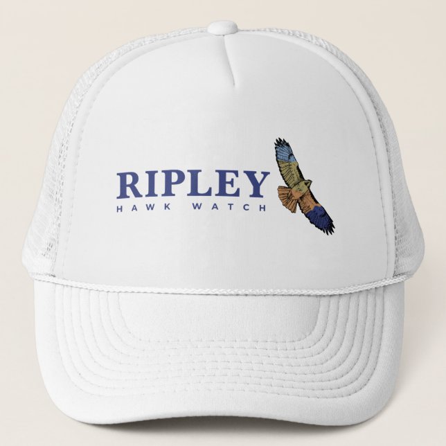 Gorra De Camionero Logotipo horizontal de Hawk Watch (Anverso)