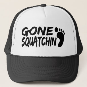 Gorra De Camionero Logotipo IDO único de SQUATCHIN con HUELLA