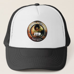 Gorra De Camionero Logotipo interplanetario de Patrulla en el espacio