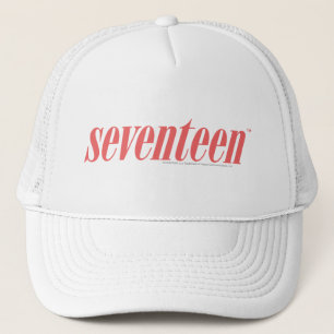 Gorra De Camionero Logotipo-LtPink diecisiete