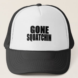 Gorra De Camionero Logotipo negro ido de Squatchin