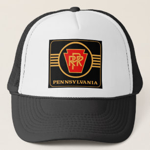 Gorra De Camionero Logotipo, negro y oro del ferrocarril de