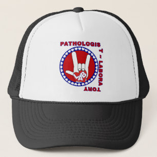 GORRA DE CAMIONERO LOGOTIPO PATOLÓGICO CUADRADO ASL LOGO