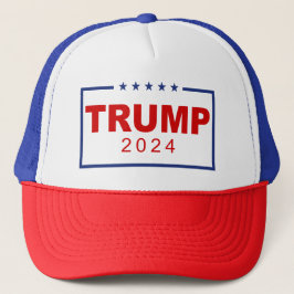Gorra De Camionero Logotipo Rectangle clásico de Trump 2024