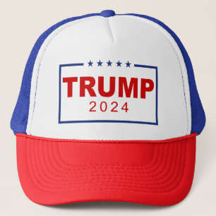 Gorra De Camionero Logotipo Rectangle clásico de Trump 2024