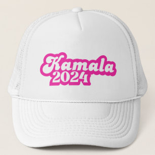 Gorra De Camionero Logotipo rosa de la chica Kamala Harris 2024