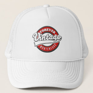 Gorra De Camionero Logotipo vintage para siempre Montenegro