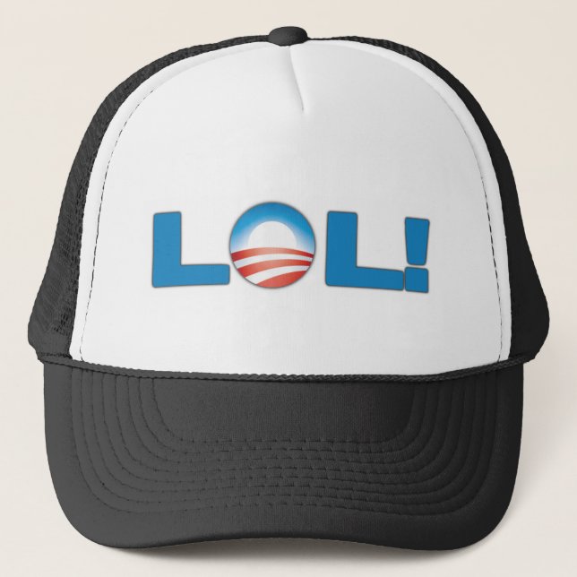 Gorra De Camionero LOL Obama anti (Anverso)