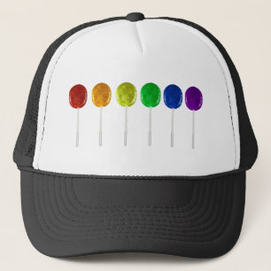 Gorra De Camionero Lollipops del arco iris