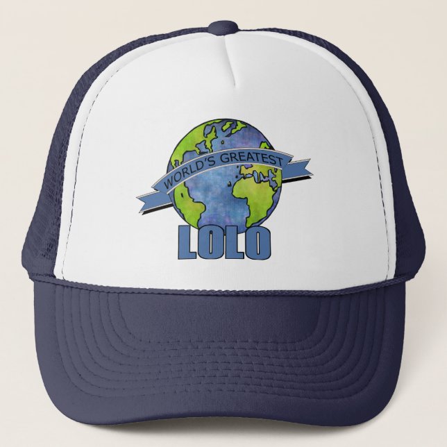 Gorra De Camionero Lolo más grande del mundo (Anverso)