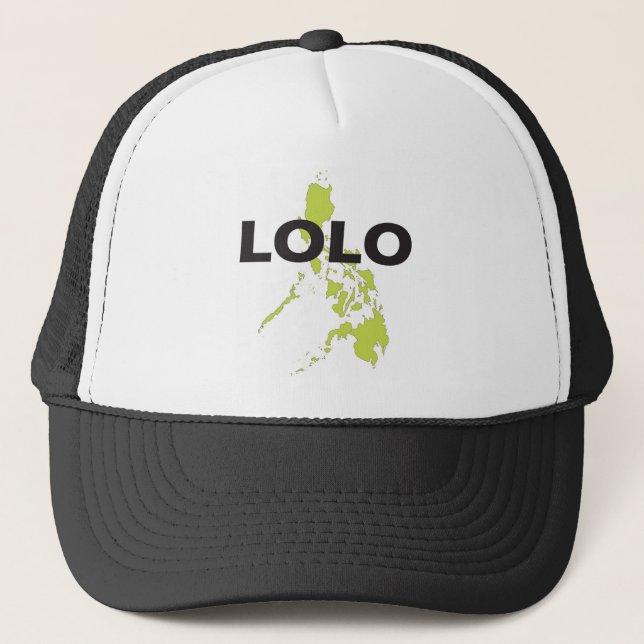 Gorra De Camionero Lolo sobre el mapa de Filipinas (Anverso)