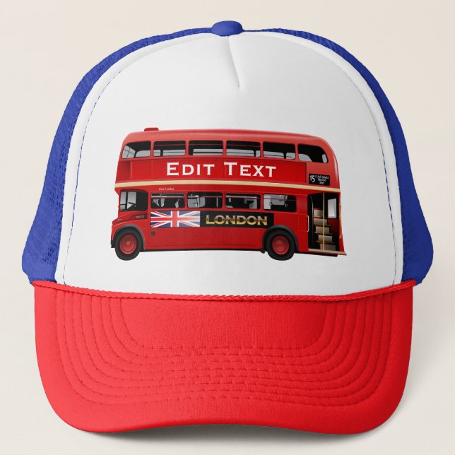 Gorra De Camionero Londres temático (Anverso)