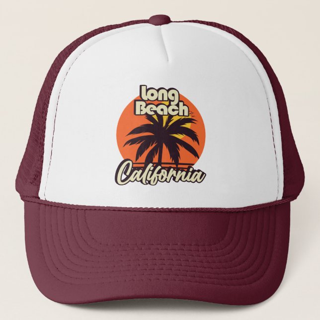Gorra De Camionero Long Beach California (Anverso)