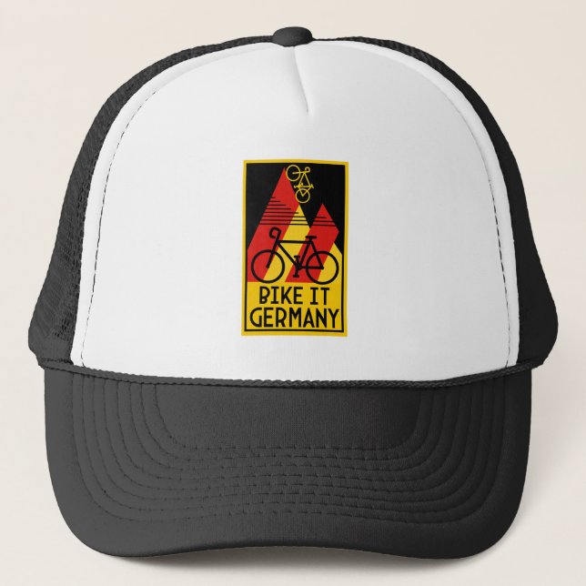 Gorra De Camionero Long Distance Cycling Germany (Anverso)