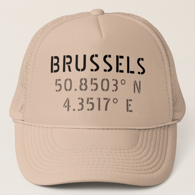Gorra De Camionero Longitud del latido de Bruselas (Anverso)