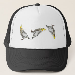 Gorra De Camionero Lorar el Pájaro Cacatúa Divertido Chiste de Papá T