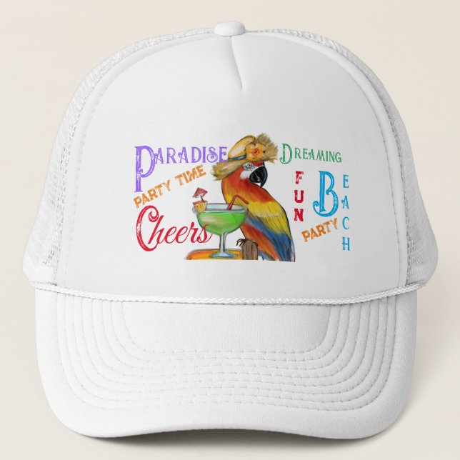 Gorra De Camionero Loritos de Fiesta (Anverso)