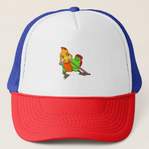 Gorra De Camionero Loro con gusano