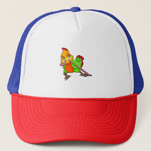 Gorra De Camionero Loro con gusano (Anverso)
